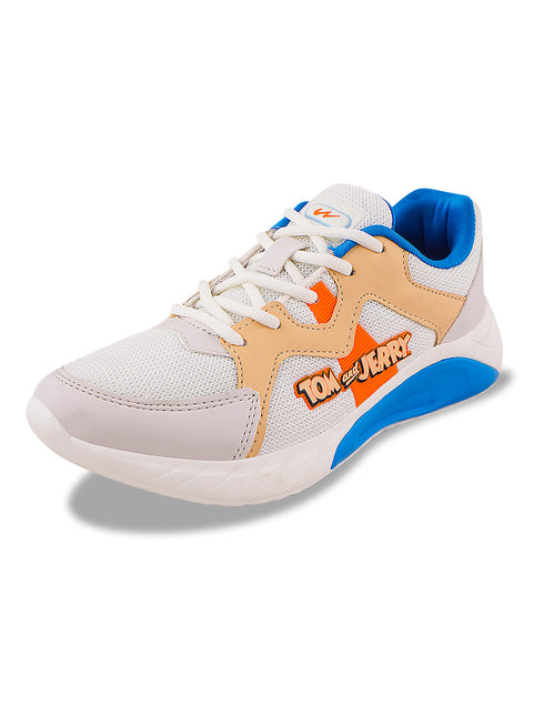 TOM JR Off White Child Sports Shoes